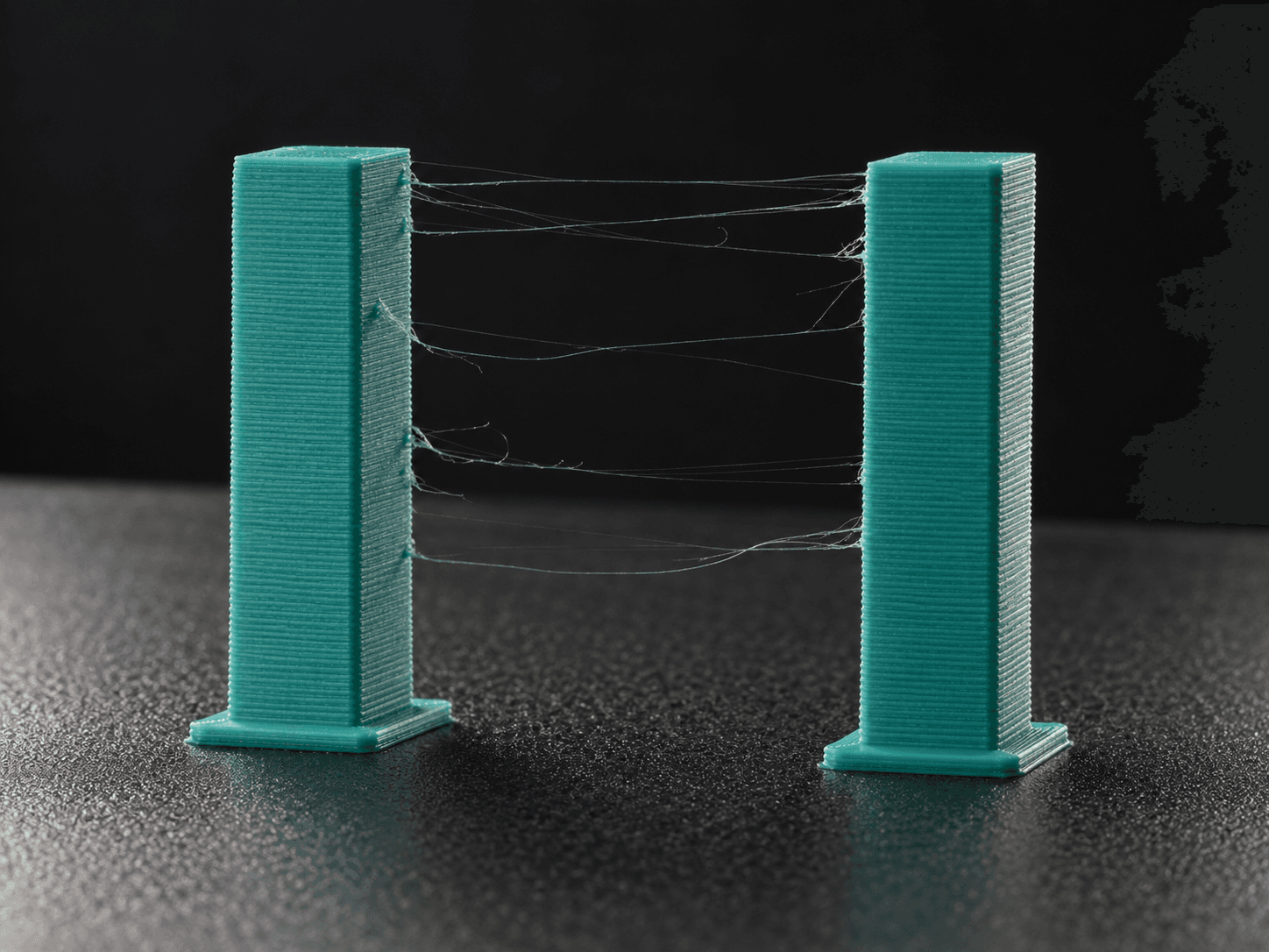 Illustration: Strings between two towers